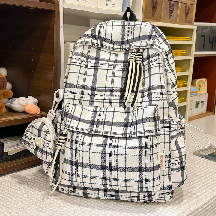 Playful Plaid Design School Backpack Stornfield