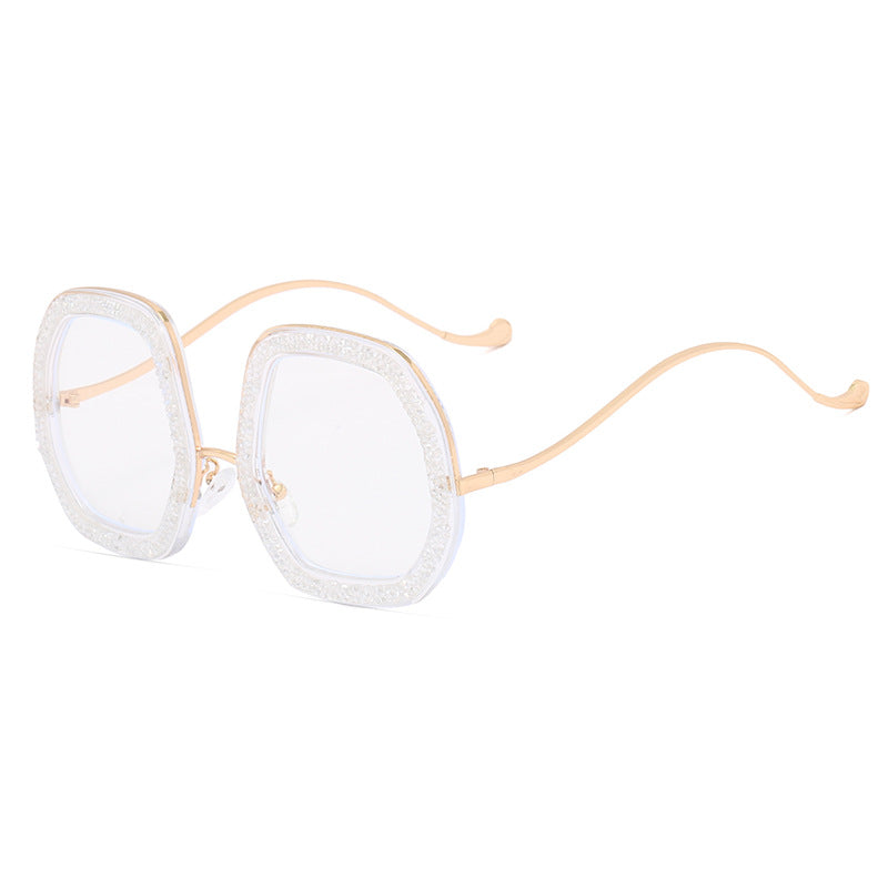 Ladies extravagant sunglasses with sparkling frame Stornfield