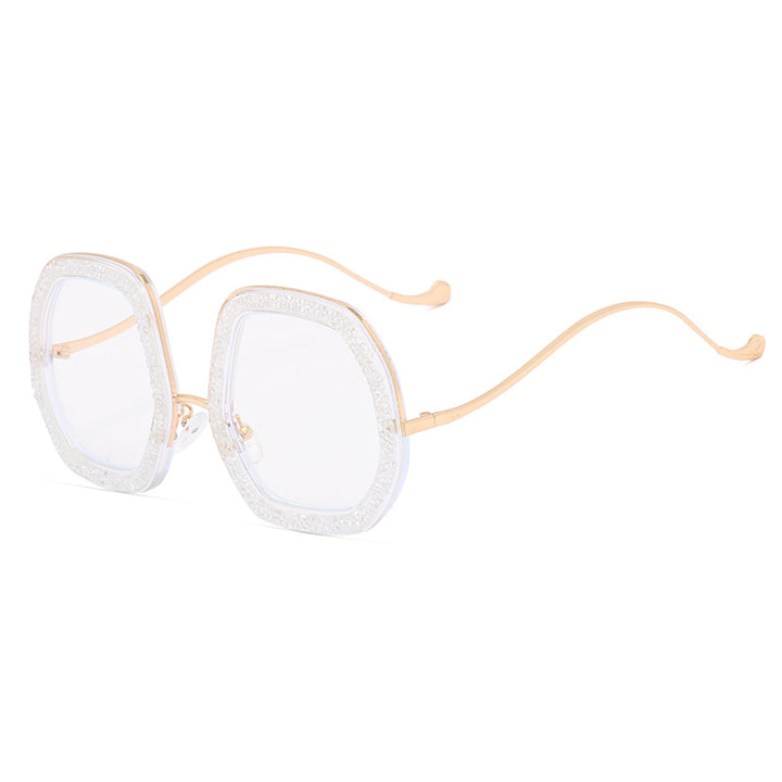 Ladies extravagant sunglasses with sparkling frame Stornfield