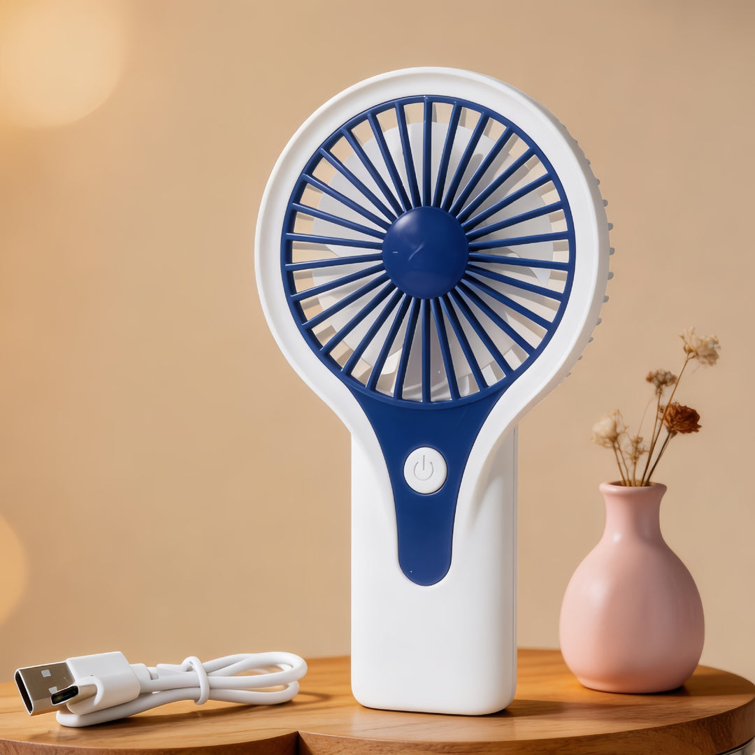 Portable USB Hand Fan with Ergonomic Handle and Variable Speed Control Stornfield