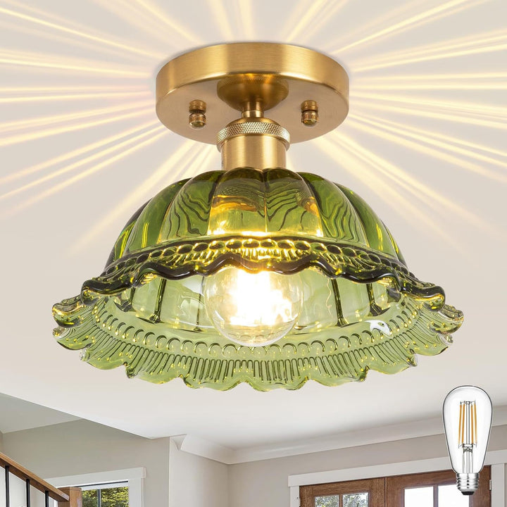Elegant Glass Ceiling Light