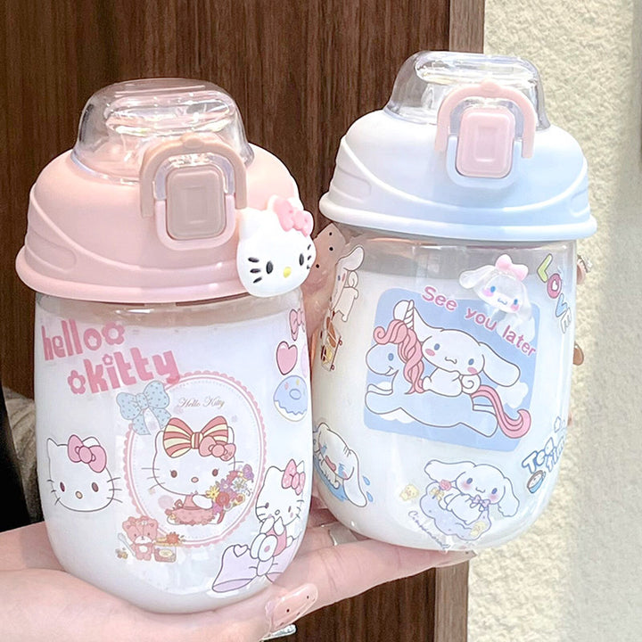 Women's playful drinking bottle with unique safety closure Stornfield