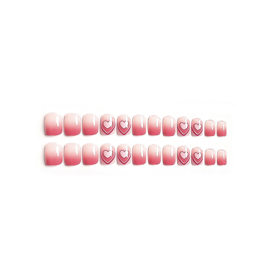 Artistic Heart Design Press-On Nail Set Stornfield 178815*10mm0446