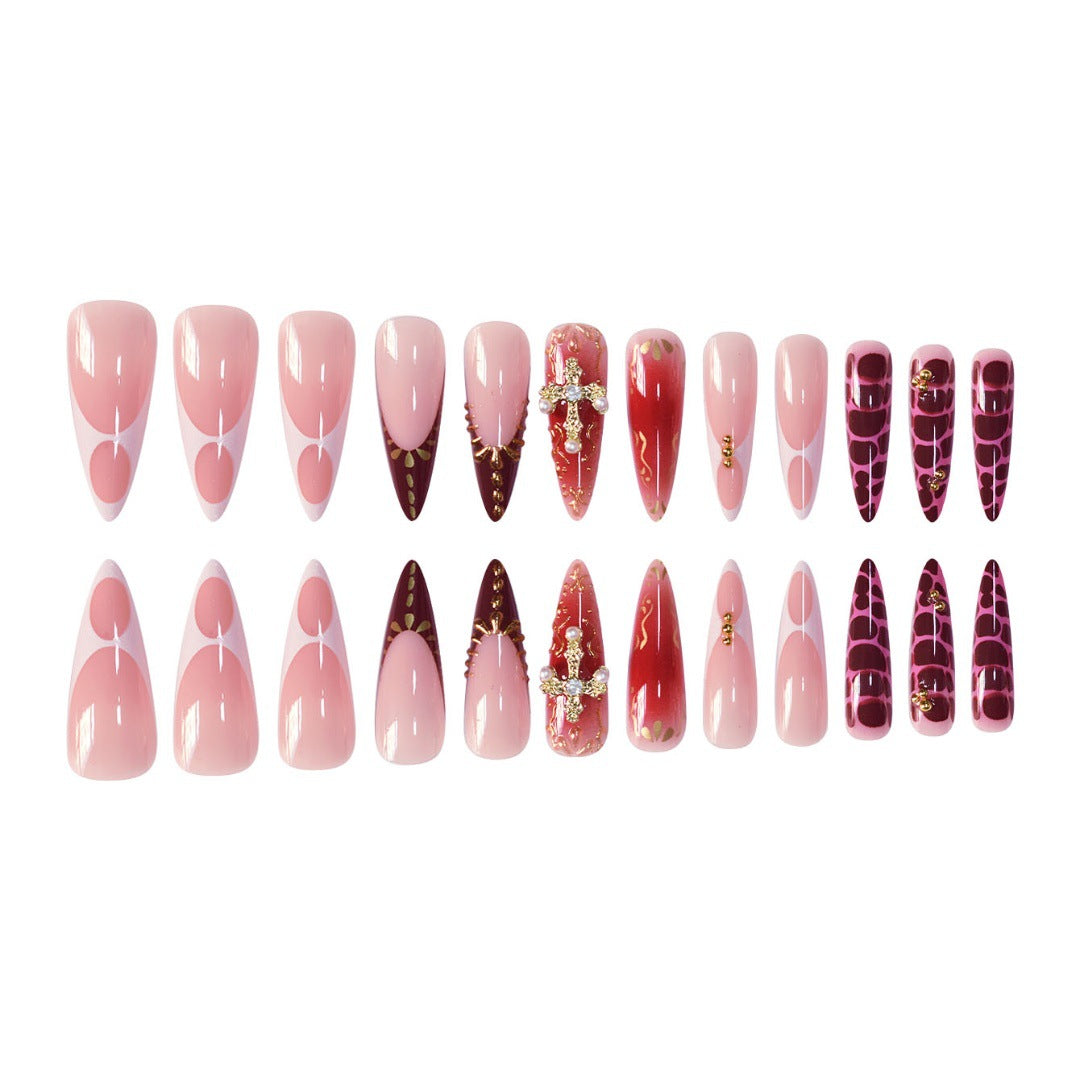 Glamorous Decorative Stiletto Press-On Nail Set Stornfield