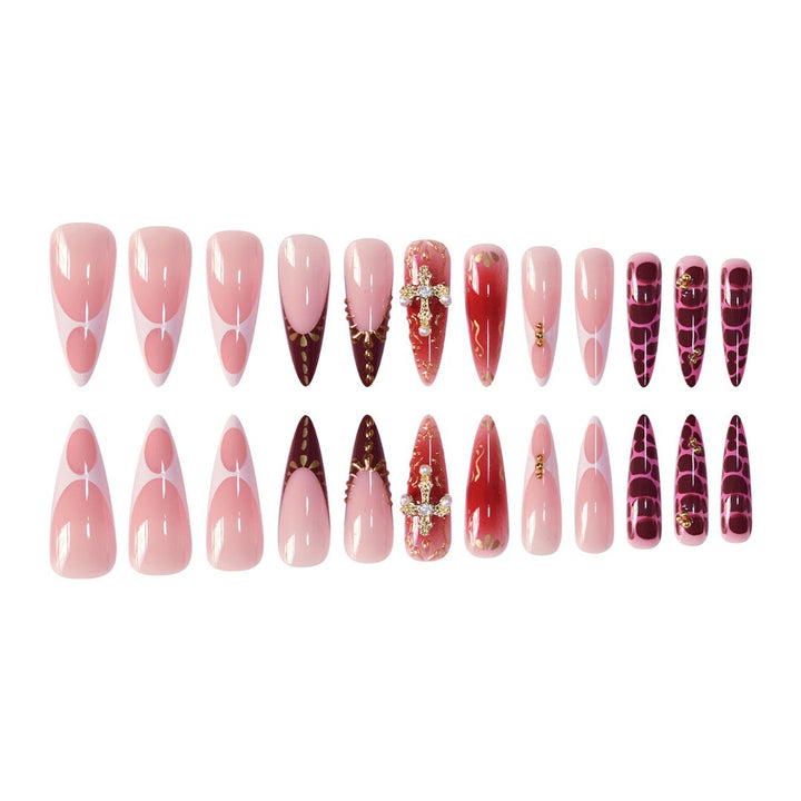 Glamorous Decorative Stiletto Press-On Nail Set Stornfield