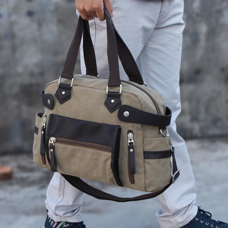 Shoulder bag with multiple compartments and comfortable carrying system Stornfield