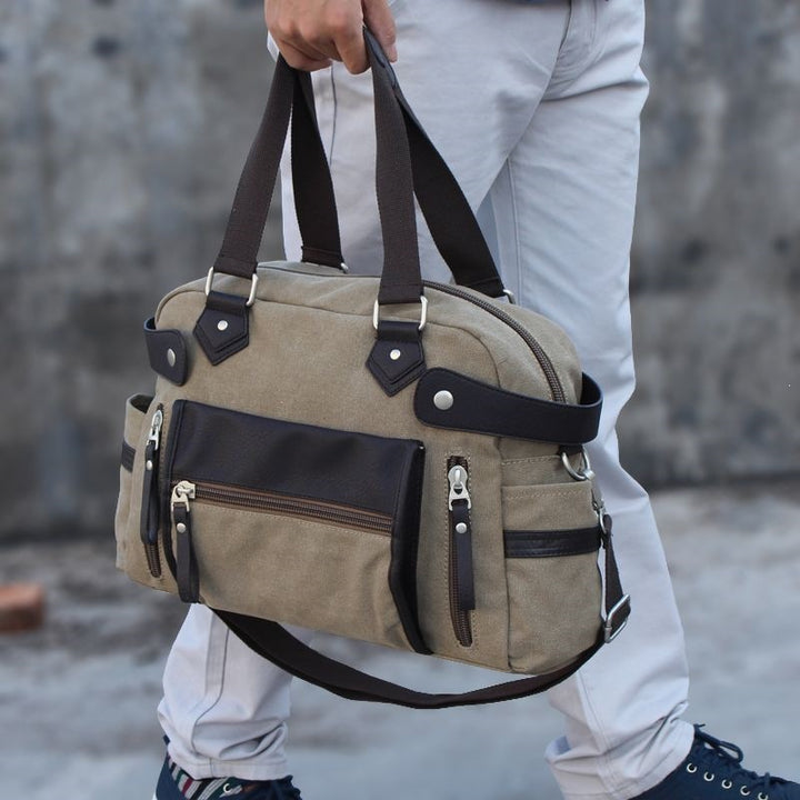 Shoulder bag with multiple compartments and comfortable carrying system Stornfield