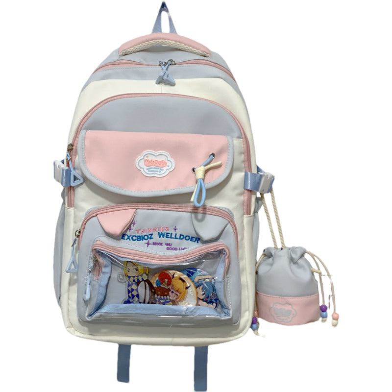 Multi-Compartment Transparent Travel School Backpack Stornfield