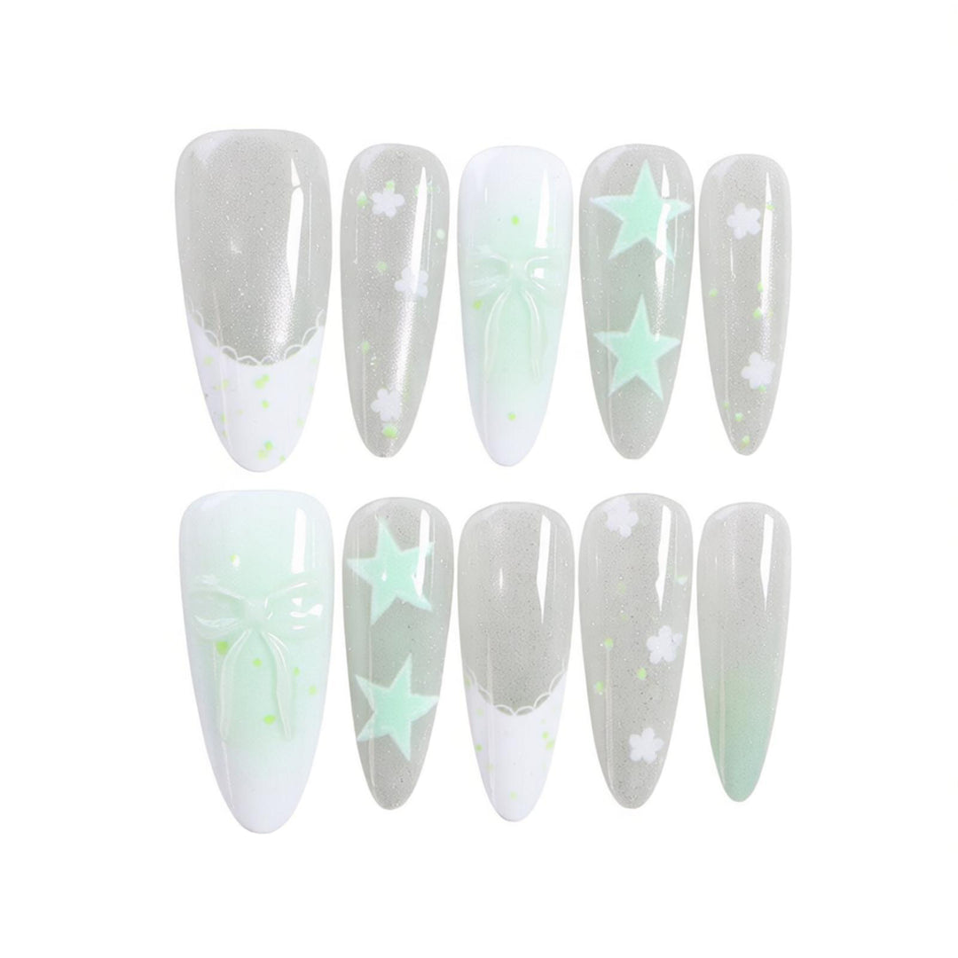 Artistic Fantasy Press-On Nail Art Stornfield
