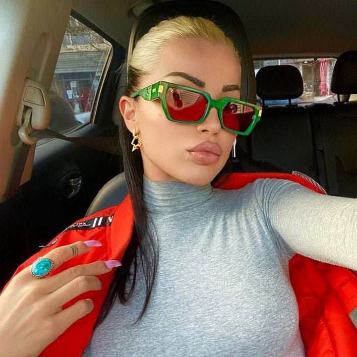 Women's Fashion Sunglasses in a striking design with Honeyglass and textured frame Stornfield