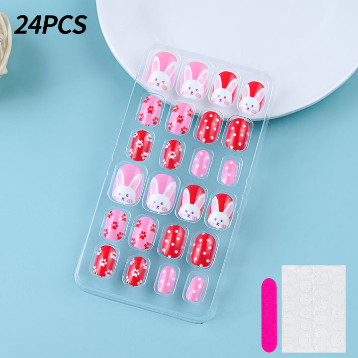 Themed Summer Beach Nail Art Press-On Nails Stornfield