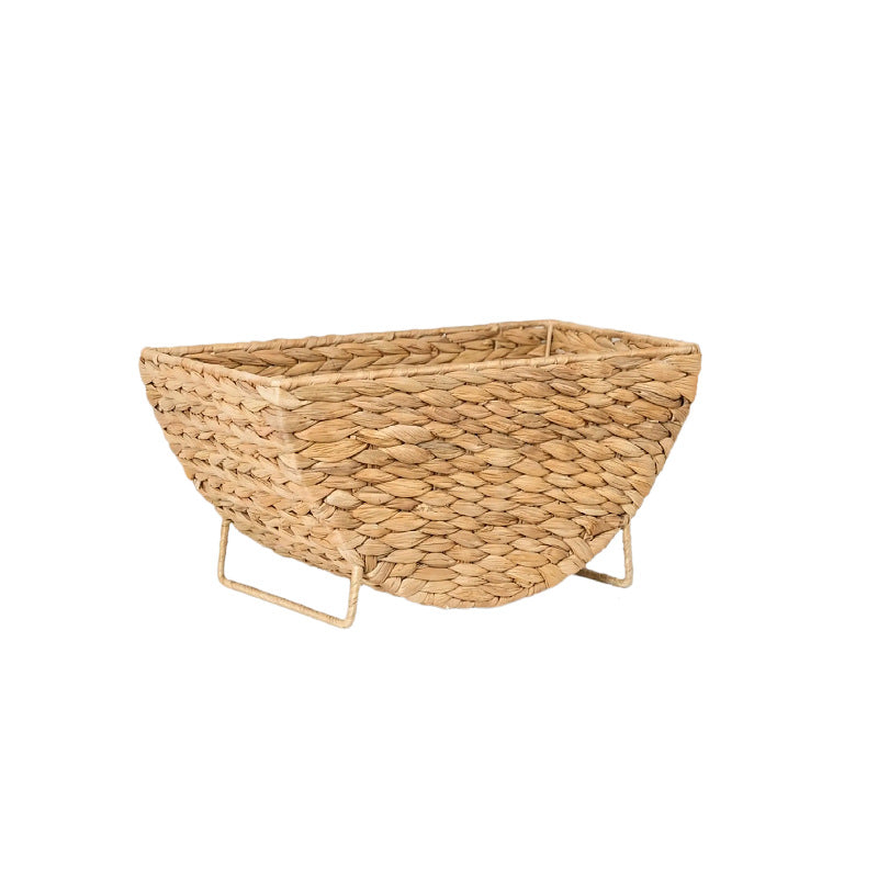 Decorative basket for storing blankets and magazines Stornfield