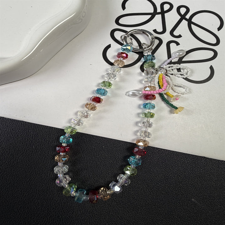 Decorative Beaded Charm Keychain Stornfield 1790135272