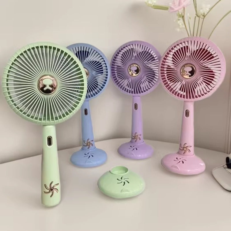 Unisex Portable Mini Fan with Ergonomic Stand and Variable Speed Control Stornfield