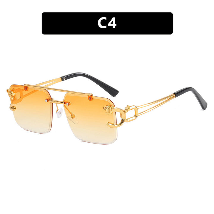 Women's square sunglasses with elegant decorative details Stornfield