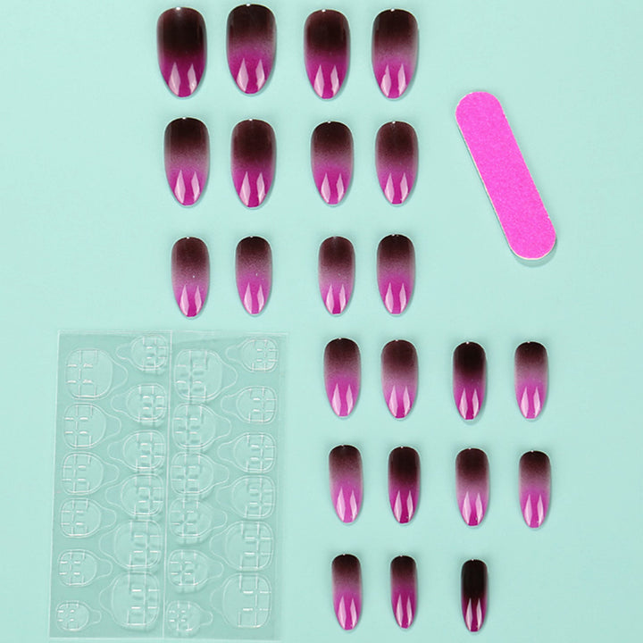 Artificial nails with modern ombre effect Stornfield