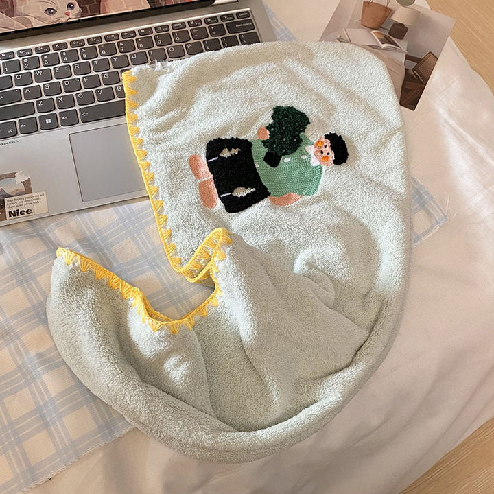 Cozy sauna blanket with playful design Stornfield