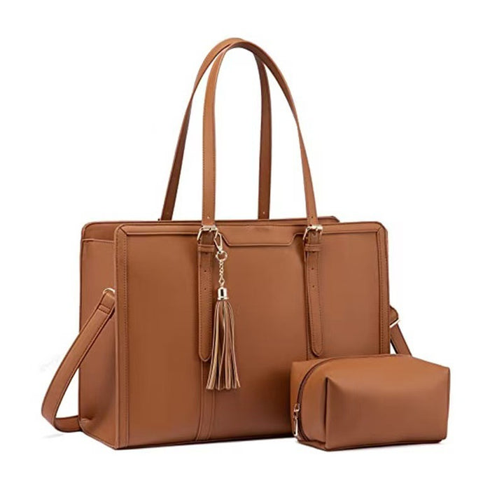 Elegant and Spacious Handbag with Removable Cosmetic Pouch Stornfield