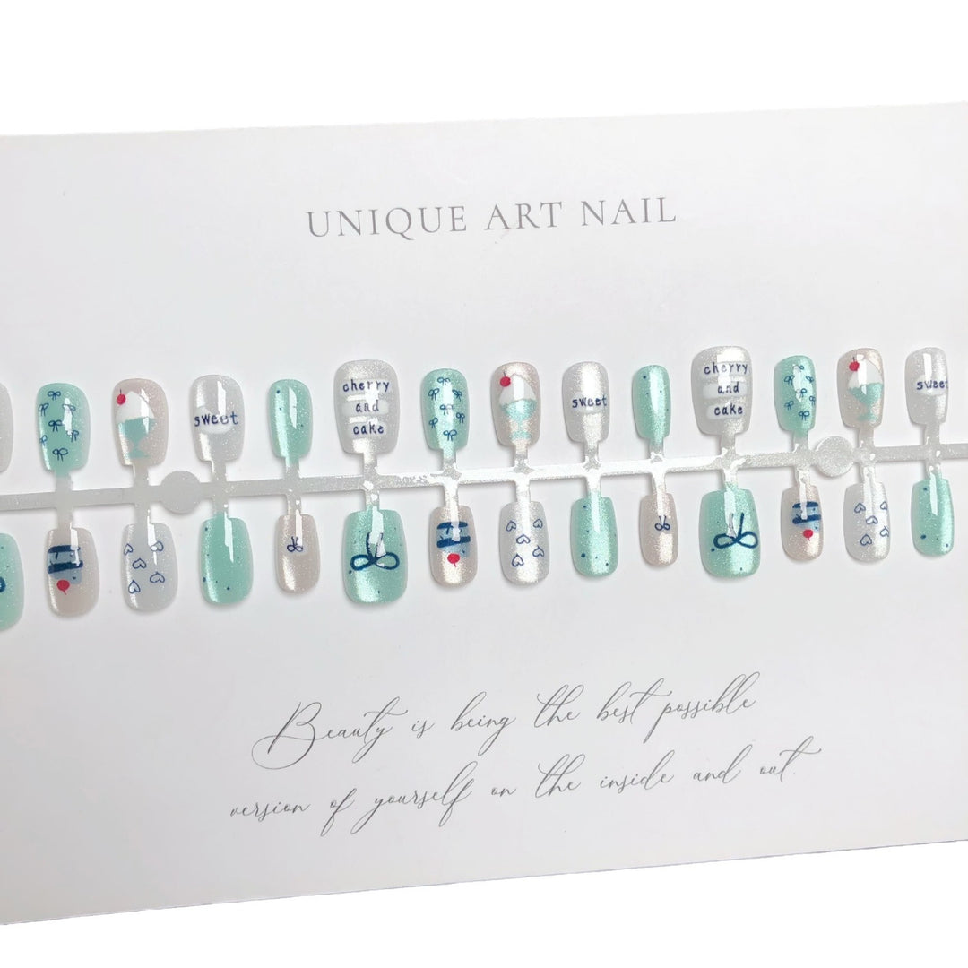 Cute Thematic Press-On Nail Set