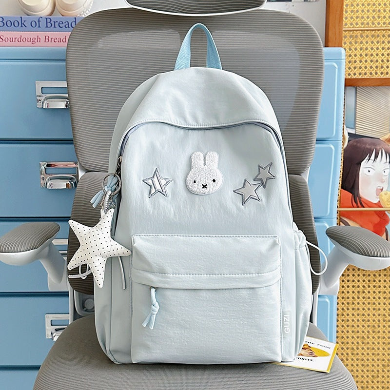 Cute Bunny-Embellished Backpack Stornfield