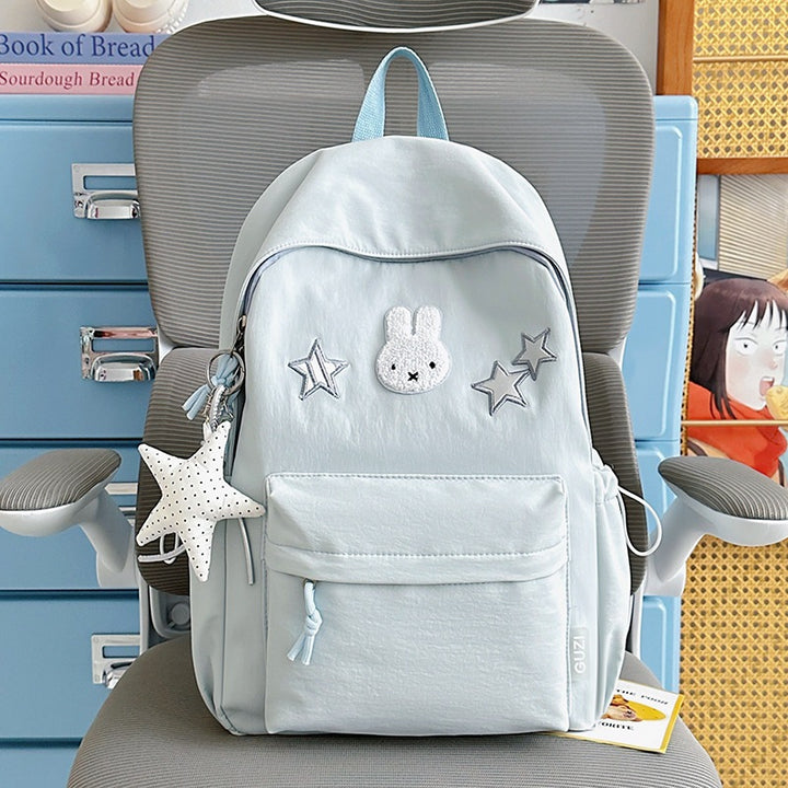Cute Bunny-Embellished Backpack Stornfield
