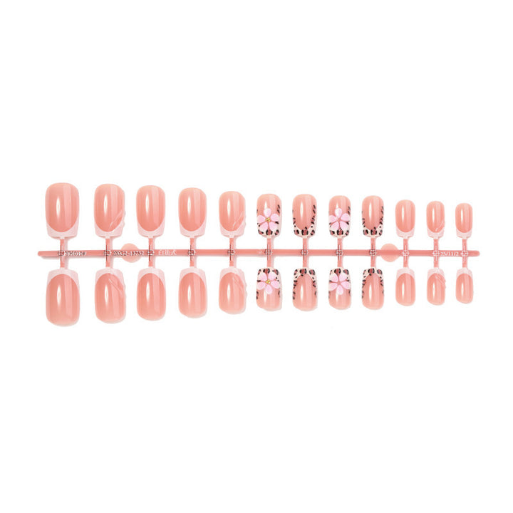 Creative Nail Art Set with Flower and Leopard Pattern Stornfield