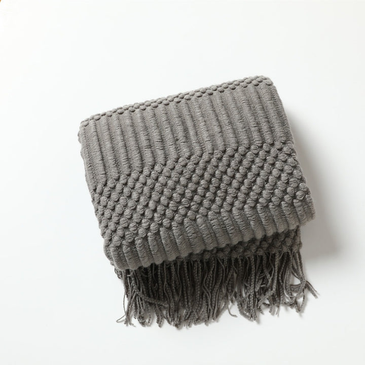 Textured Decorative Throw Blanket