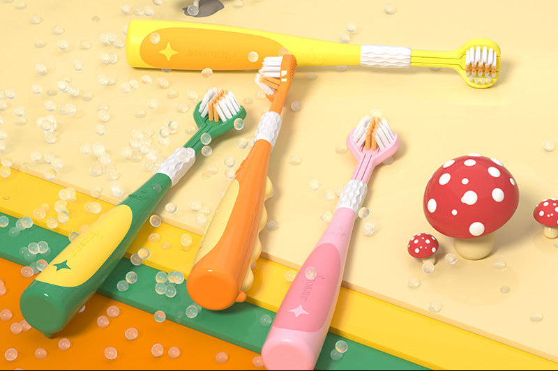 Triple-Sided Soft Bristle Toothbrush Set Stornfield