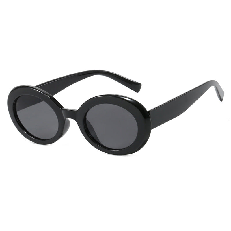 Women's round sunglasses with elegant plastic frame and UV protection Stornfield