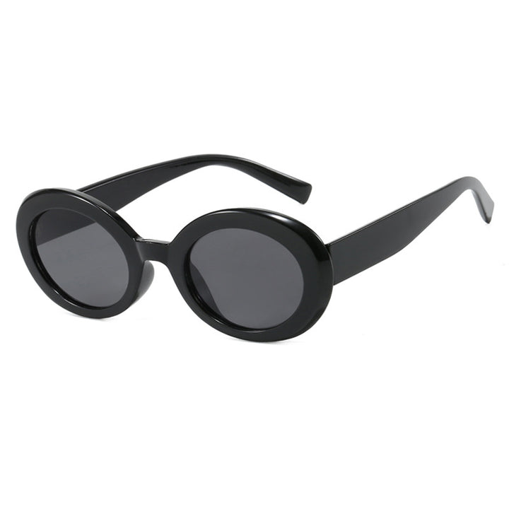 Women's round sunglasses with elegant plastic frame and UV protection Stornfield