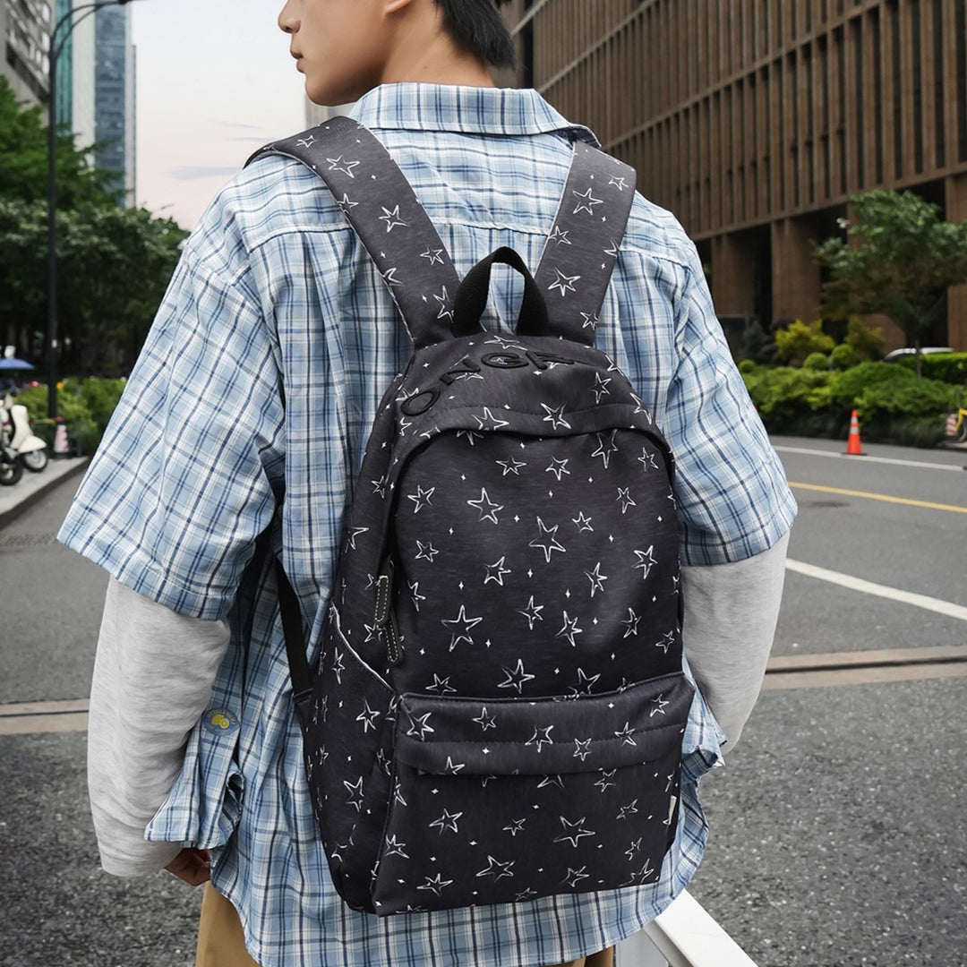 Star-Patterned Casual Backpack Stornfield 1791205253