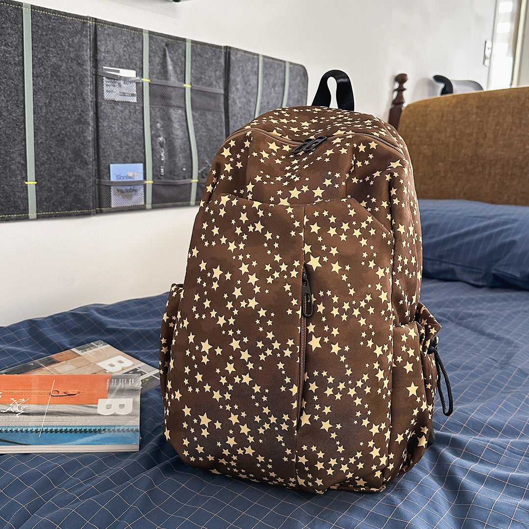 Casual Star-Patterned Backpack Stornfield 1791206130