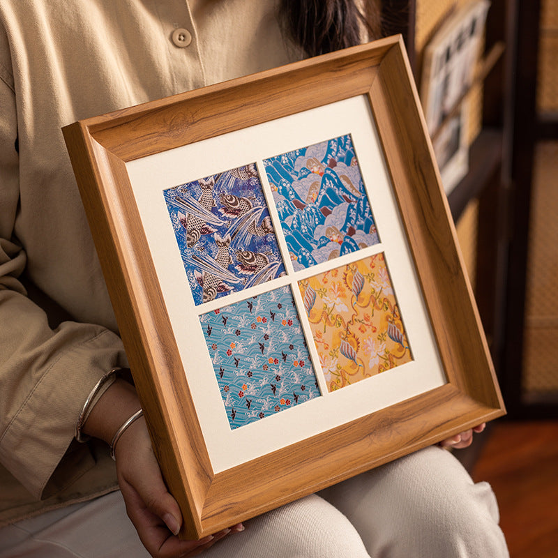 Artistic Framed Japanese Cultural Art Display