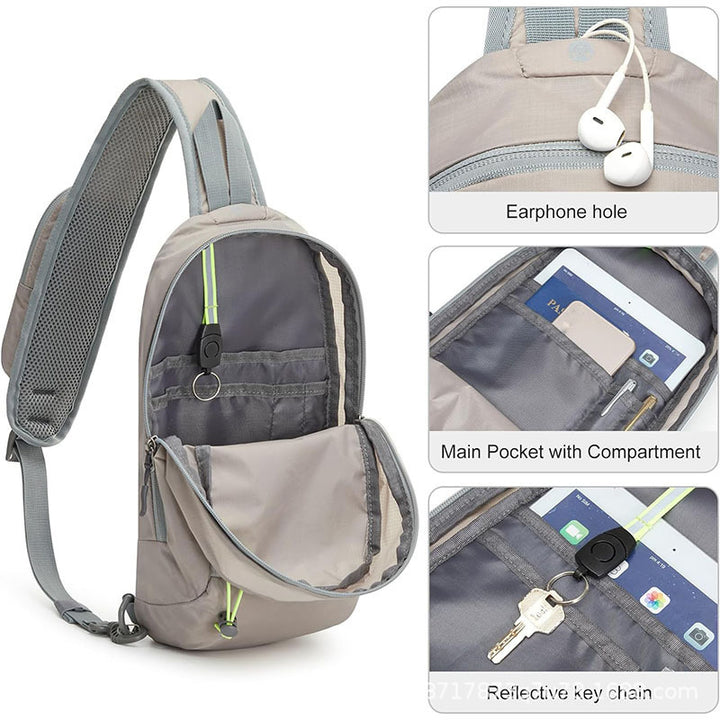Elegant Sling Backpack with Water-Repellent Material and Ergonomic Design Stornfield