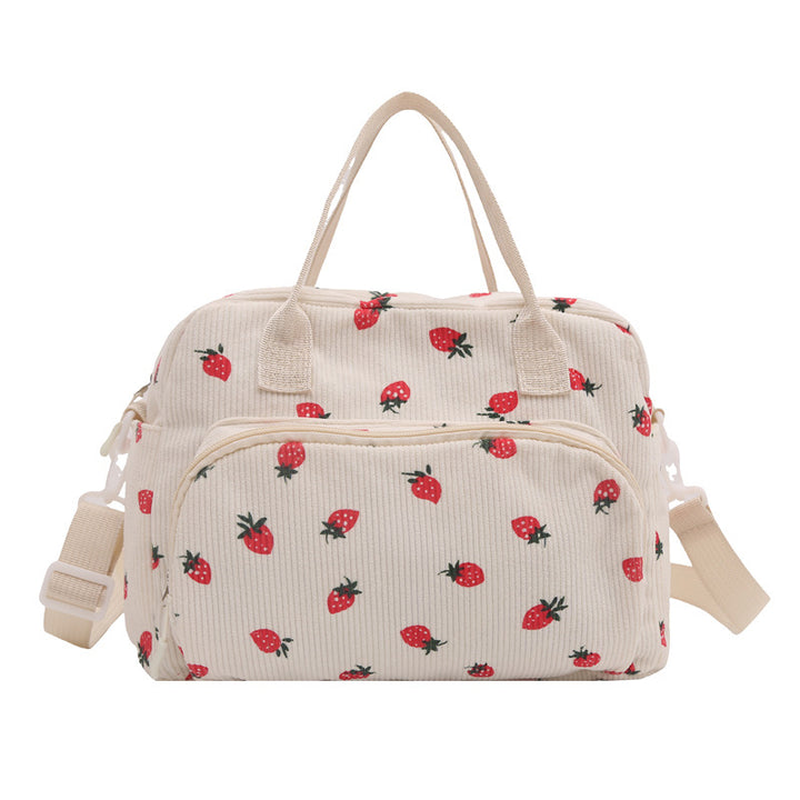 WoPlayful Strawberry Print Crossbody Bag Stornfield