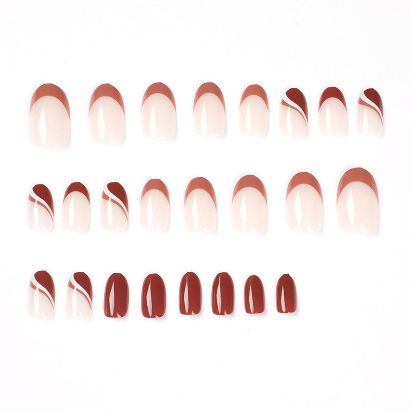 Artful nail decoration with elegant gradient and gloss Stornfield