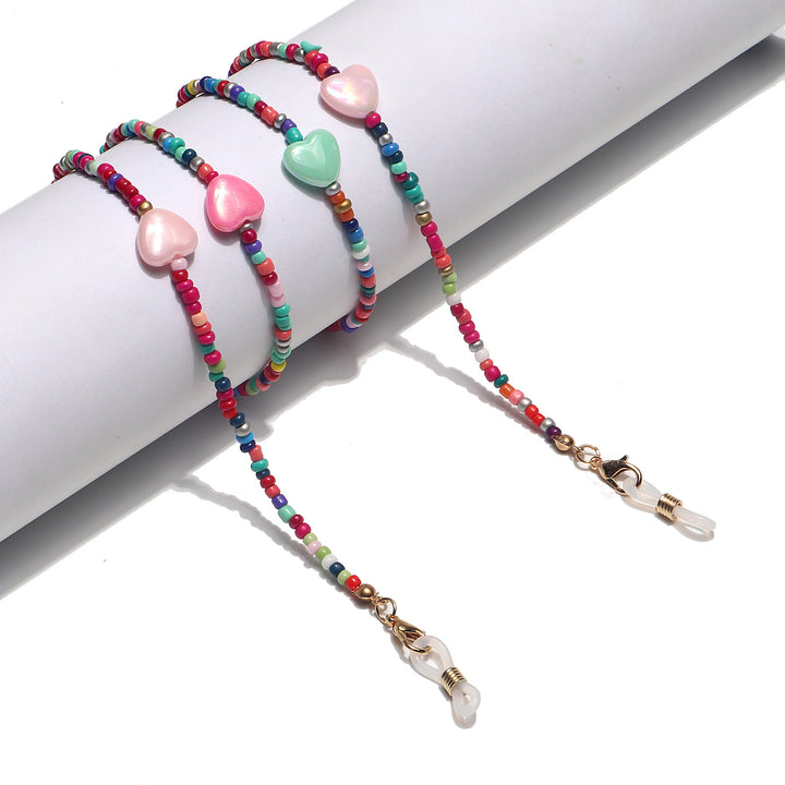 Colorful Floral Beaded Eyewear Holder Stornfield