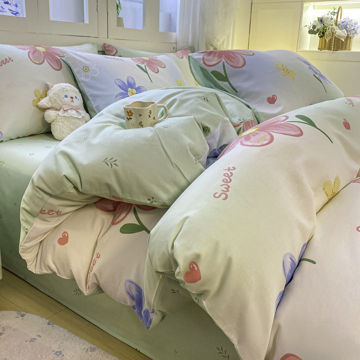 Floral Print Bed Linen Set