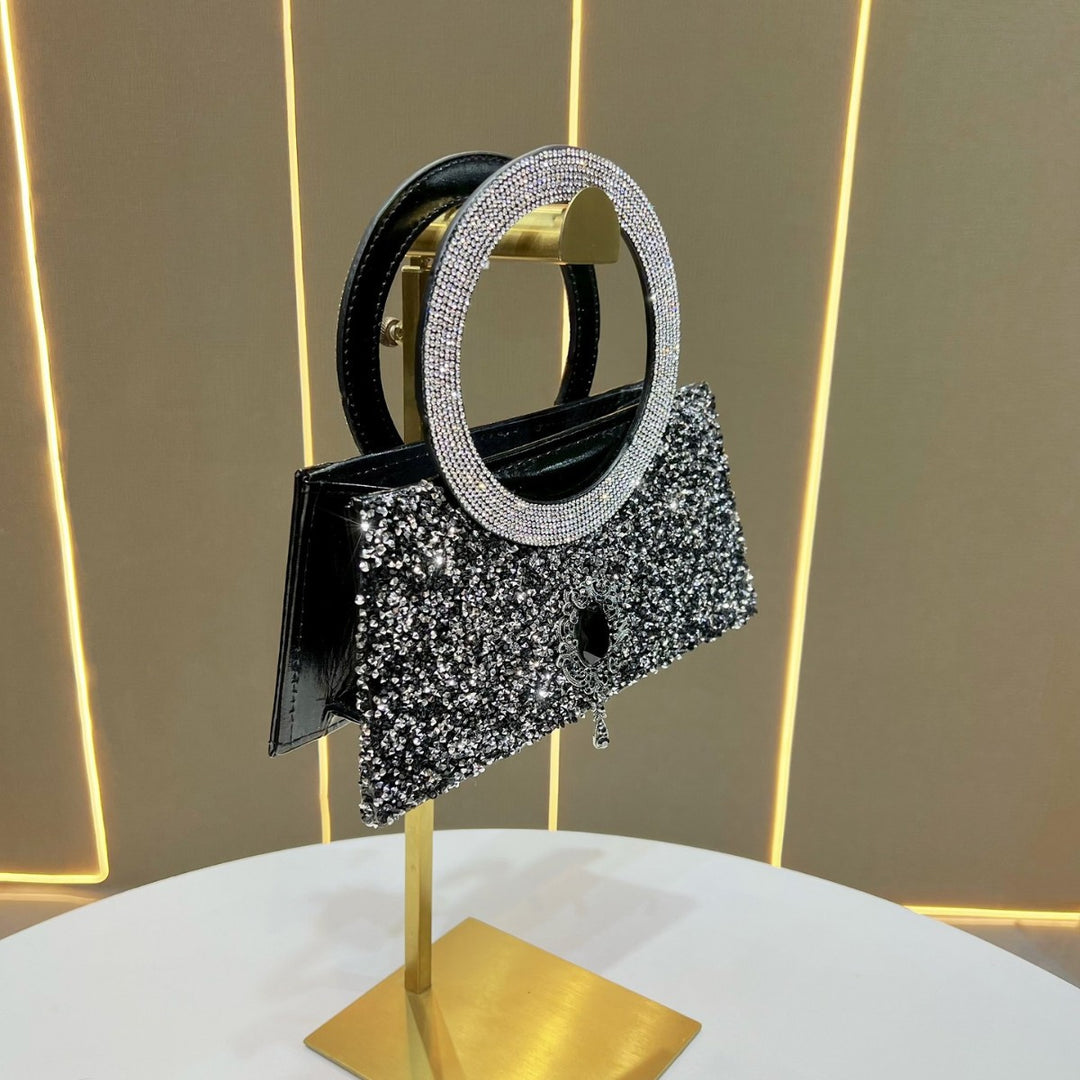 Sparkling Structured Evening Handbag