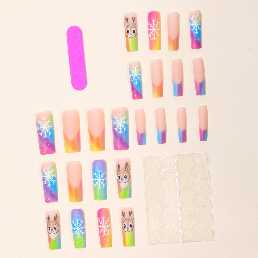 Festive Holiday Nail Art Extensions Stornfield
