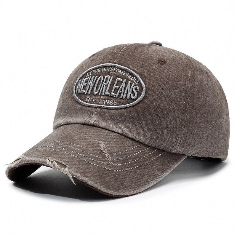 Women's Distressed Cotton Baseball Cap Stornfield 1784083760
