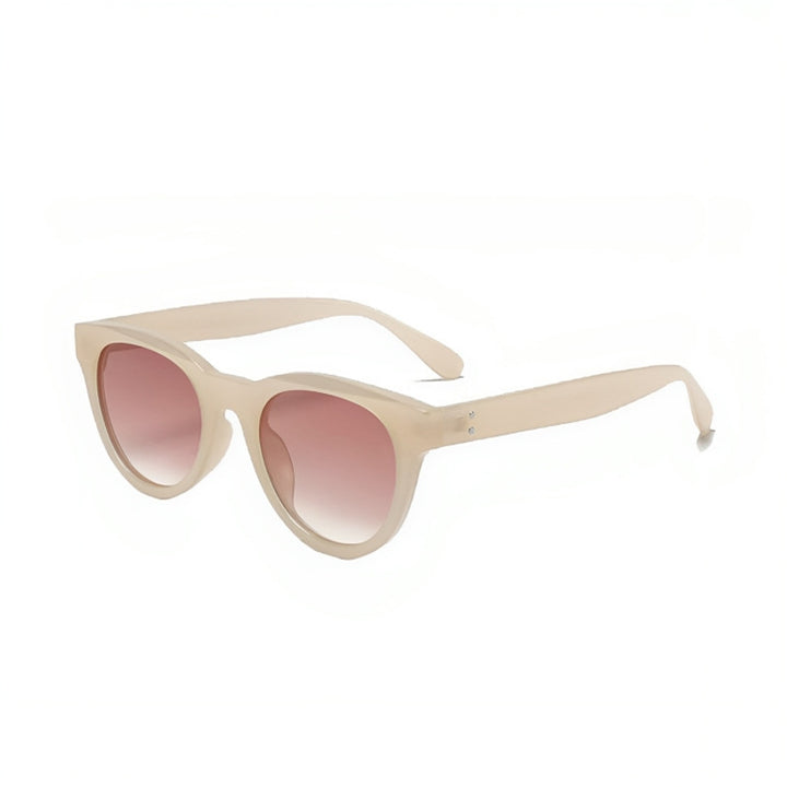 Women Fashionable Oversized Sunglasses in Elegant, Curved Design Stornfield