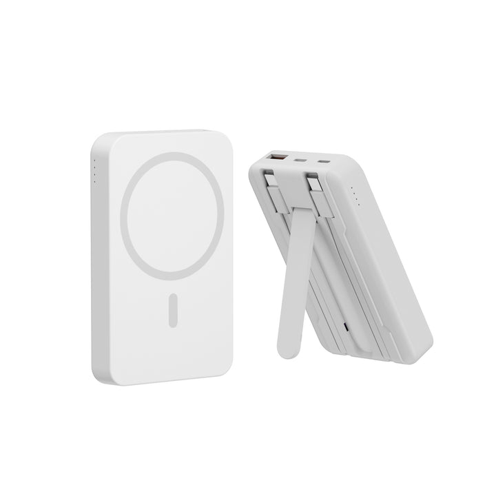Powerbank with integrated stand function and wireless charging option Stornfield
