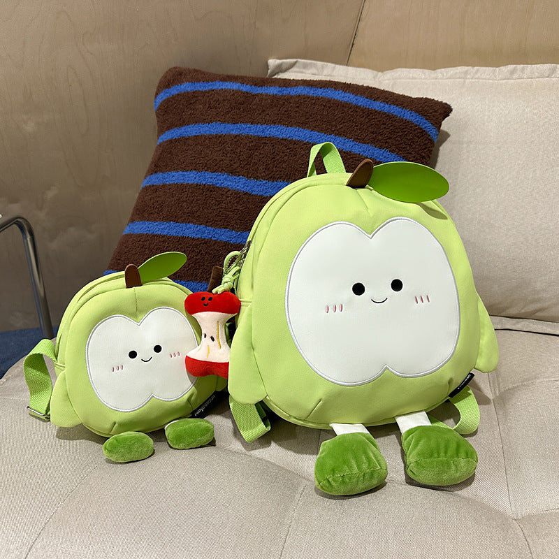 Cartoon Fruit-Themed Plush Backpack Stornfield