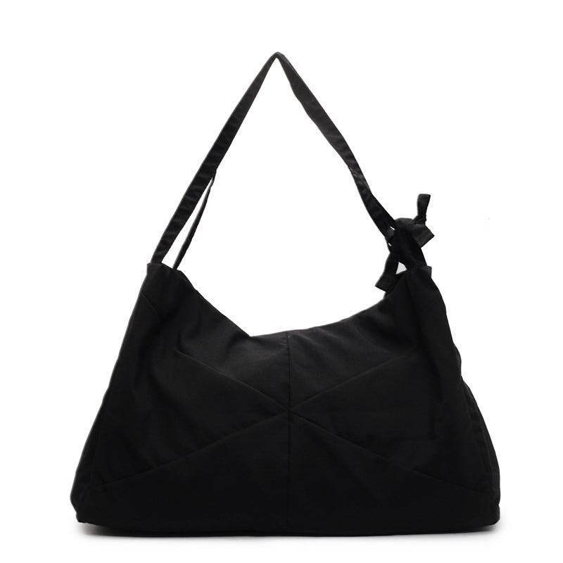 Textured Fabric Shoulder Hobo Bag Stornfield