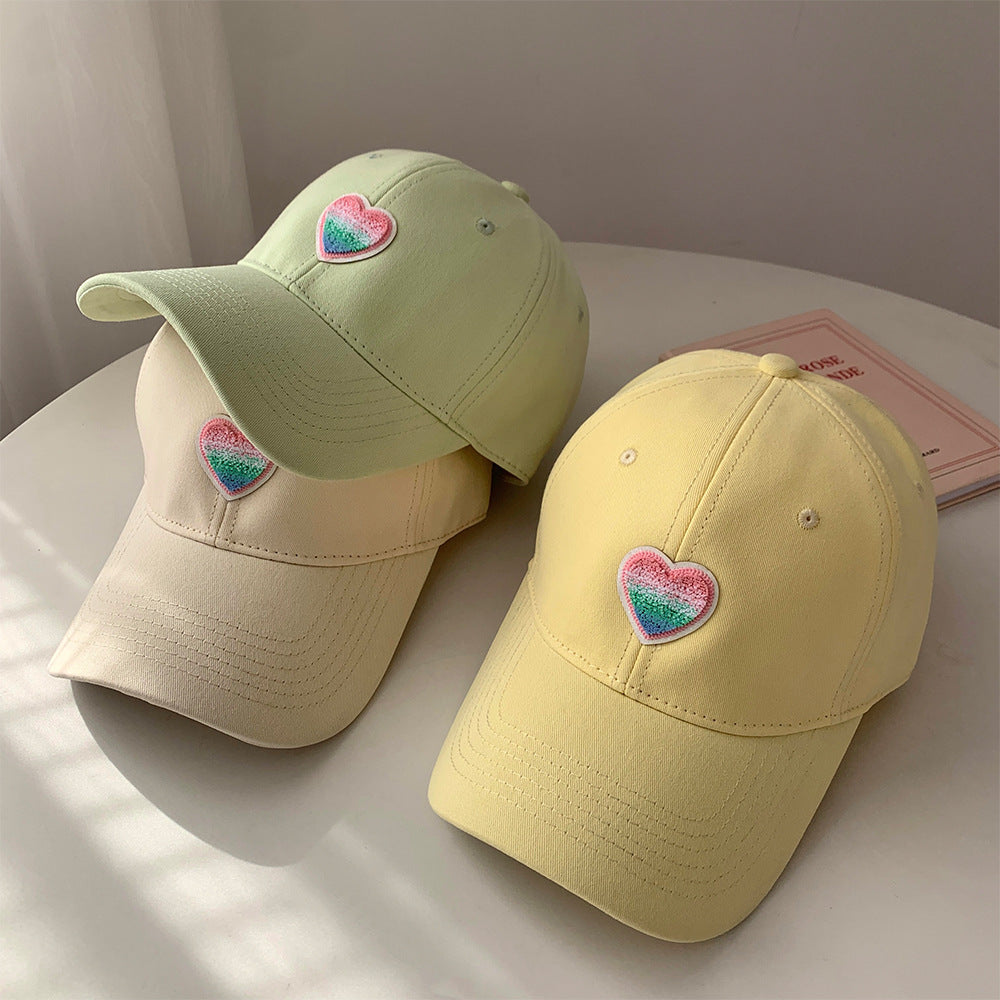 Women's Casual Heart Embroidered Baseball Cap Stornfield