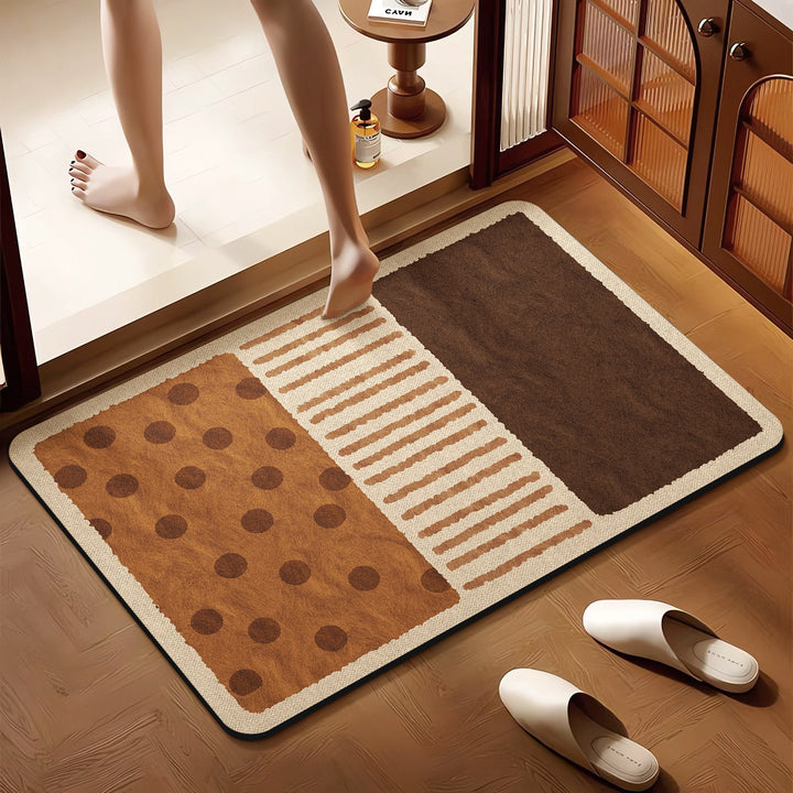 Playful Animal-Themed Decorative Floor Mat