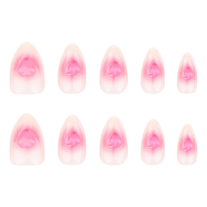 Artistic Nail Extensions with Rose Design Stornfield