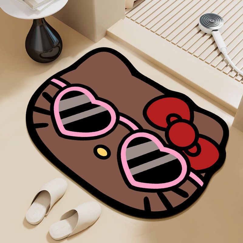Cartoon Themed Plush Bath Mat