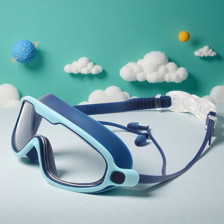 Waterproof swimming goggles with adjustable nose piece Stornfield